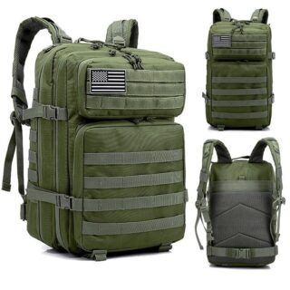 Coloured military backpack