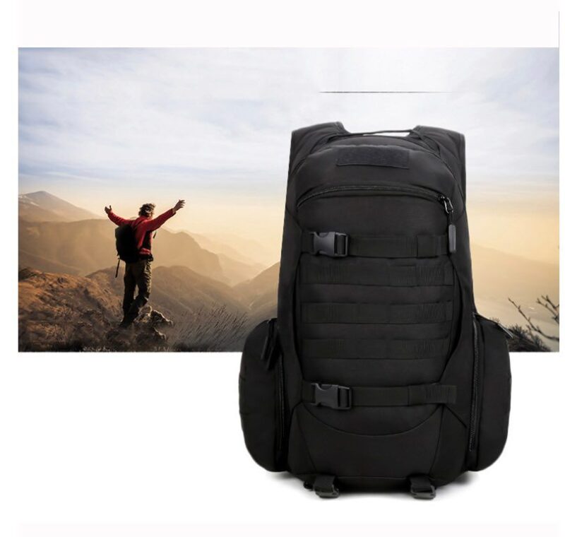 Military Backpack Black 40L - Image 6