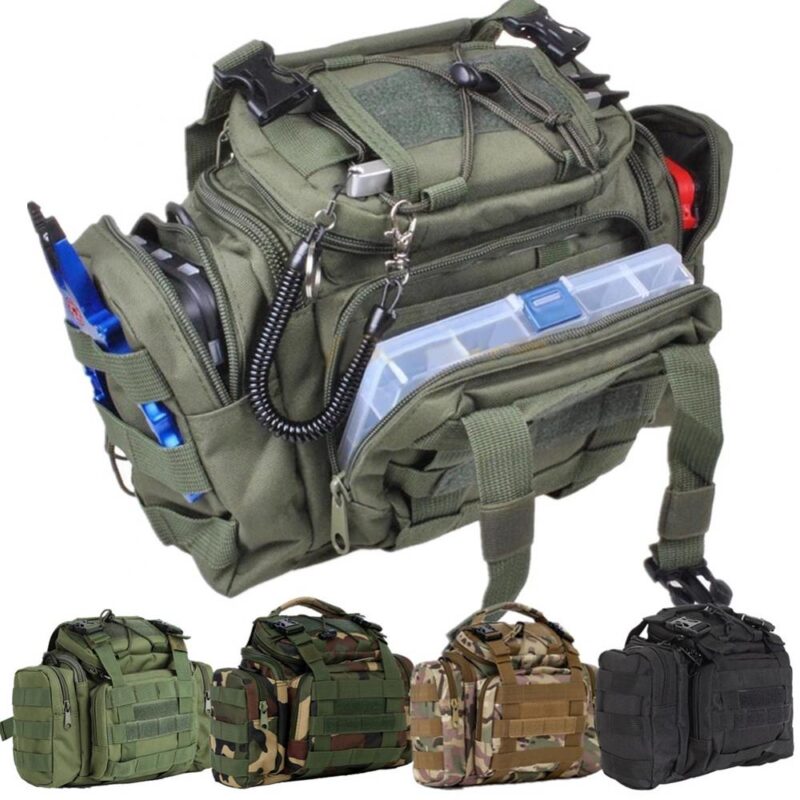 Military Backpack With Shoulder Strap - Image 3