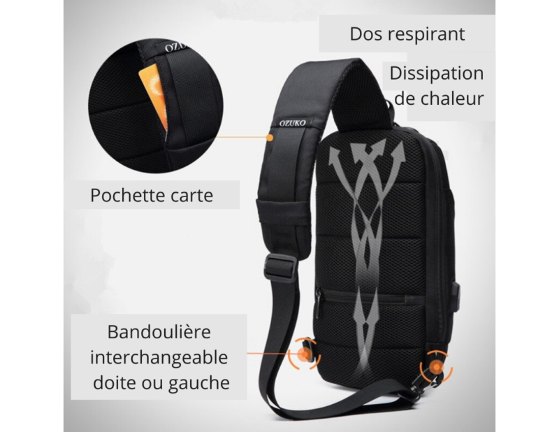 Anti-Theft Shoulder Bag