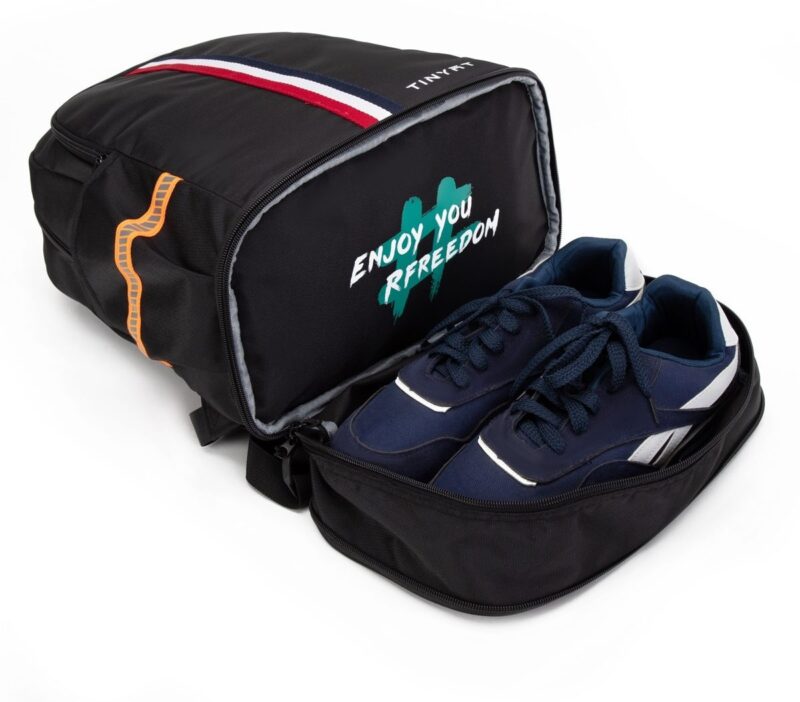 Foldable Backpack With Special Shoe Compartment