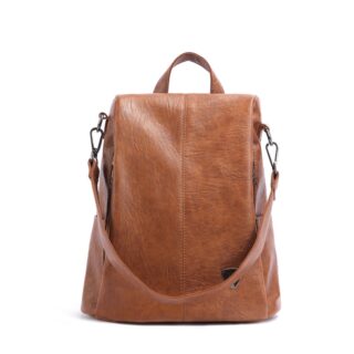 Genuine leather backpack for women
