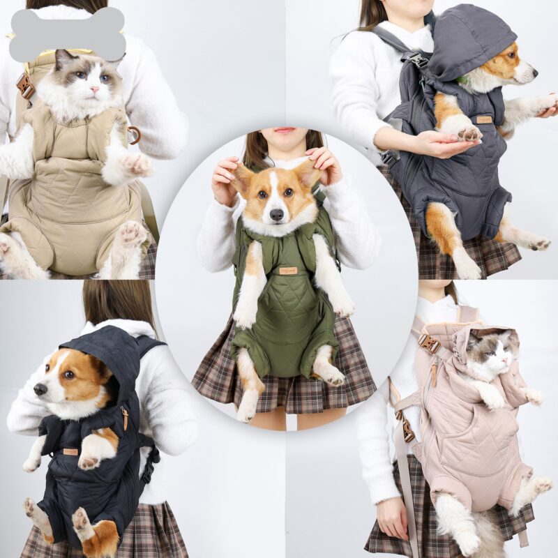 Fleece Dog Backpack - Image 2