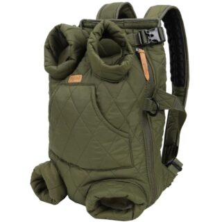 Fleece dog backpack