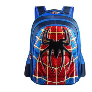 Spider-Man backpack with storage and front design