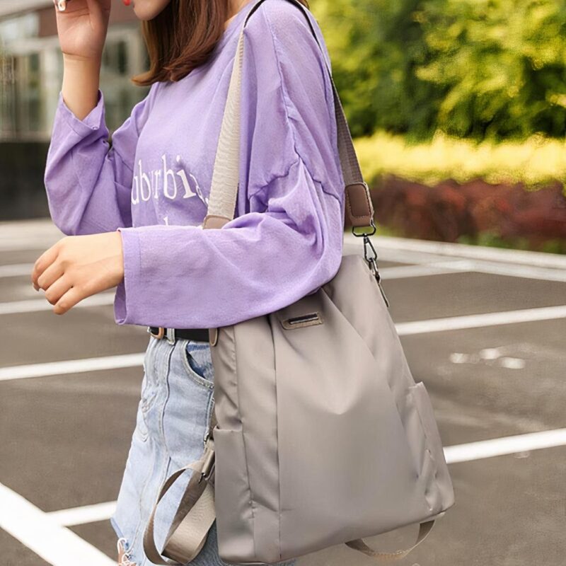 Stylish Oxford Anti-Theft Backpack For Women - Image 3