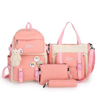 Backpack set with plush bear 3
