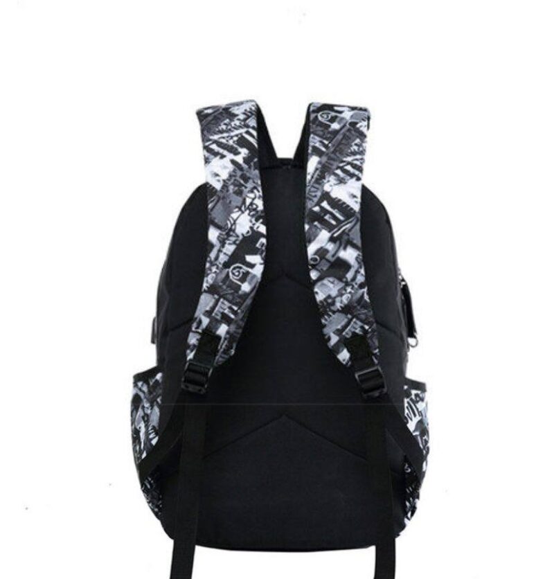 Boy'S Graffiti Backpack With Usb Port - Image 6