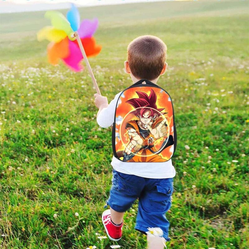 Dragon Ball Son Goku Super Saiyen God Backpack - Image 4