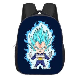 Dragon Ball Z Vegeta Backpack blue saiyan level