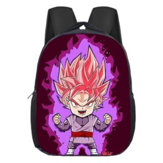 Dragon Ball Super Son Goku saiyen backpack pink