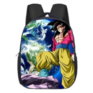 Dragon Ball GT Son Goku level four backpack with colourful pattern
