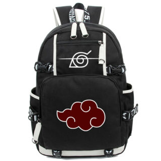 Black backpack with Pain logo and side pockets