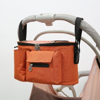 Storage bag for baby pram accessory