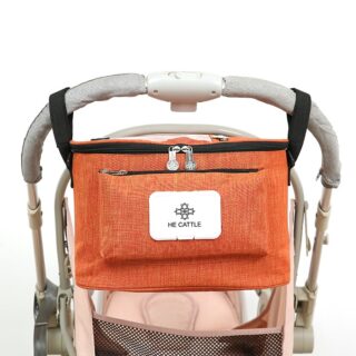 Stylish pram storage bag