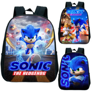 Sonic backpack for children with front design