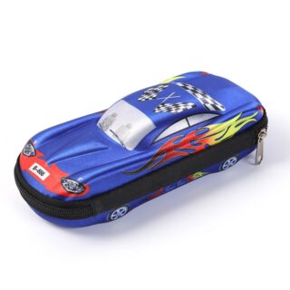 Cars school kit blue with white background