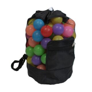 Children's beach backpack with little balls inside