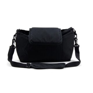 High quality solid colour black pram storage bag