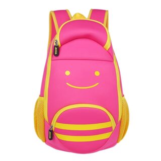 Ergonomic backpack for children pink
