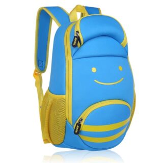 Ergonomic backpack for children blue