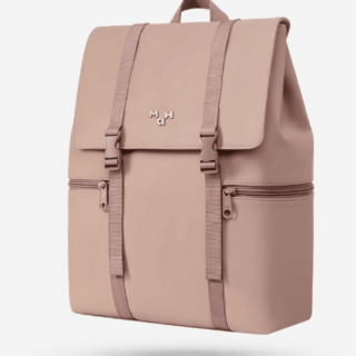 Sac à dos ergonomique étanche pour ordinateur rose