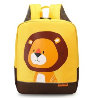 Children's backpack with a cute, colourful animal