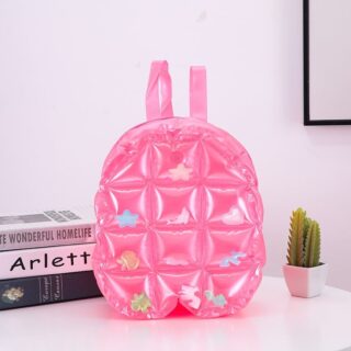 Inflatable backpack perfect for the first day of kindergarten