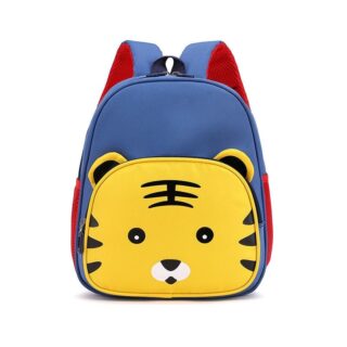 Kindergarten backpack with yellow, white and black Tigger design