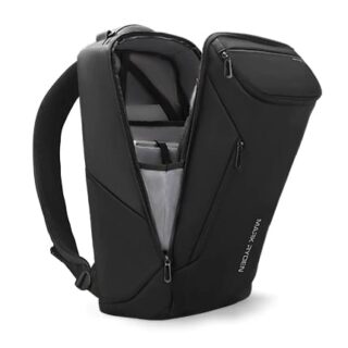Multifunctional waterproof backpack with 2 laptop pockets
