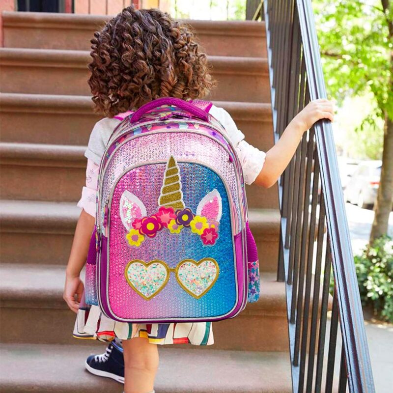 Unicorn Sequin Binder For Girls - Image 3